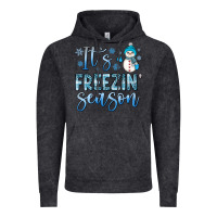 Vintage Black it s freezin season Vintage Hoodie - JahusDesignShop