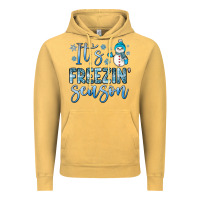 Vintage Mustard it s freezin season Vintage Hoodie - JahusDesignShop