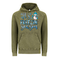 Vintage Olive it s freezin season Vintage Hoodie - JahusDesignShop