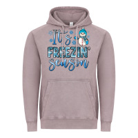 It S Freezin Season Vintage Hoodie | Teevron