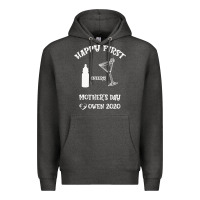 Charcoal Heather Happy Fırst Cheers Mother's Day Owen 2020 Premium Hoodie - Bettercallsaul