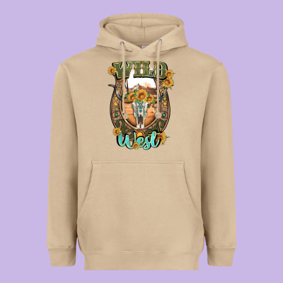 Wild West Heavyweight Hoodie Designed By Artiststas