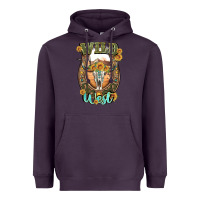 Plum wild west Heavyweight Hoodie - Artiststas
