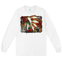 White indian headdress christmas Long Sleeve Tee - Jasminsmagicworld