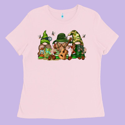 Ladies Tee camping gnomies