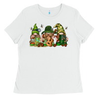 White camping gnomies Ladies Tee - texasbilliewilder
