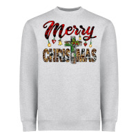 Heather Grey merry christmas Heavyweight Sweatshirt - JahusDesignShop