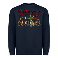 Navy merry christmas Heavyweight Sweatshirt - JahusDesignShop