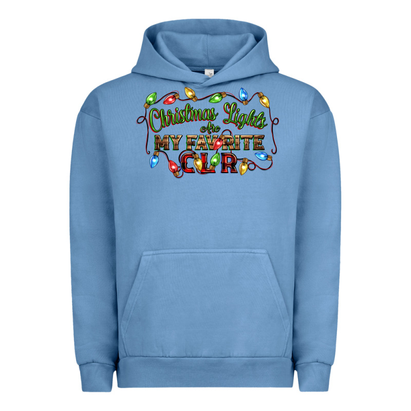 Christmas Lights Are My Favorite Color Urban Hoodie by CowGirlArtShop | Teevron