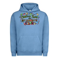 Pigment Pebble Blue christmas lights are my favorite color Urban Hoodie - CowGirlArtShop