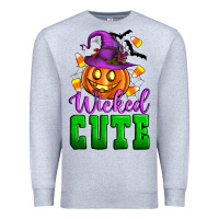 Heather Grey Wicked cute Premium Sweatshirt - Artiststas