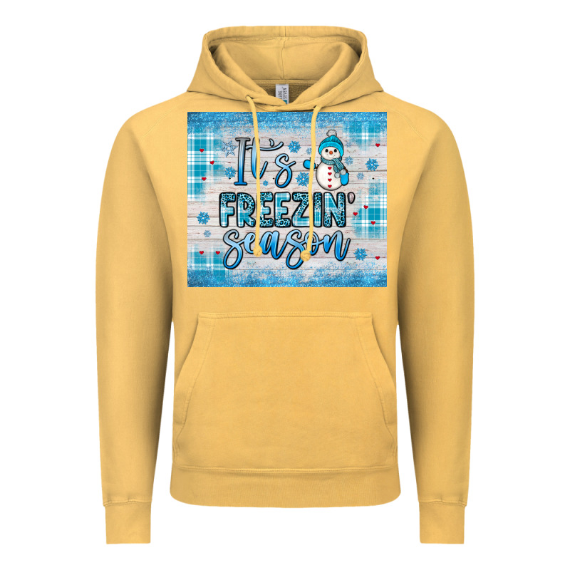 It S Freezin Season Vintage Hoodie by JahusDesignShop | Teevron