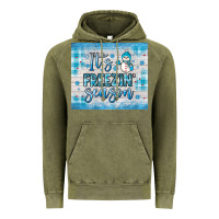 Vintage Olive it s freezin season Vintage Hoodie - JahusDesignShop