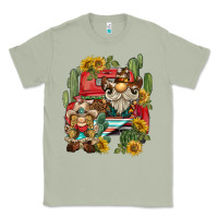 Matcha western gnome truck cactus sunflower Classic Tee - BarkalooDesign