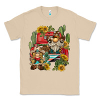 Mushroom western gnome truck cactus sunflower Classic Tee - BarkalooDesign