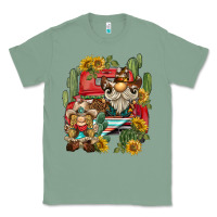 Sage western gnome truck cactus sunflower Classic Tee - BarkalooDesign
