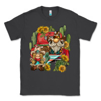 Smoke western gnome truck cactus sunflower Classic Tee - BarkalooDesign