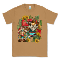 Toasted Coconut western gnome truck cactus sunflower Classic Tee - BarkalooDesign