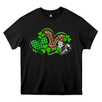 Black st patricks day western hearts Heavy Core Tee - Artiststas