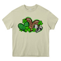 Mossy st patricks day western hearts Heavy Core Tee - Artiststas