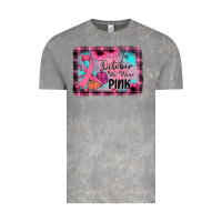 Cloud Rock in october we wear pink Vintage Tee - JahusDesignShop
