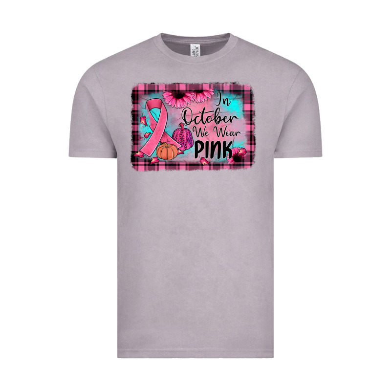 In October We Wear Pink Vintage Tee by JahusDesignShop | Teevron