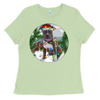 Matcha Pitbull And Farm Ladies Tee - RanaPortraitStore