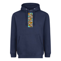 Navy fall gnomes pen wrap 1 Heavyweight Hoodie - Artiststas