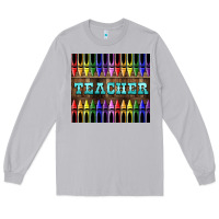 Moon Dust Teacher Crayons Long Sleeve Tee - LillyAllenDesigns