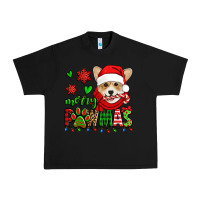Black merry pawmas christmas corgi Urban Heavy Tee - Jasminsmagicworld
