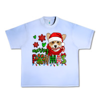 Grape Ice merry pawmas christmas corgi Urban Heavy Tee - Jasminsmagicworld