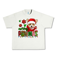 Pistachio merry pawmas christmas corgi Urban Heavy Tee - Jasminsmagicworld
