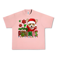 Salmon merry pawmas christmas corgi Urban Heavy Tee - Jasminsmagicworld