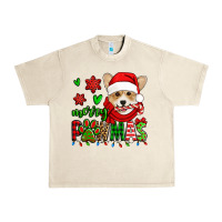 Sandshell merry pawmas christmas corgi Urban Heavy Tee - Jasminsmagicworld