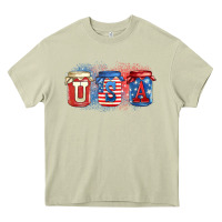 Mossy usa mason jars Heavy Core Tee - Zillion Design Studio