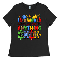 Black in a world where you can be anything be kind Ladies Tee - JahusDesignShop