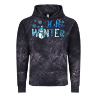 Cloud Black hello winter Vintage Hoodie - JahusDesignShop