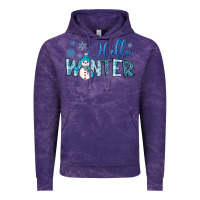 Cloud Purple hello winter Vintage Hoodie - JahusDesignShop