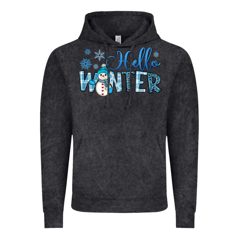 Hello Winter Vintage Hoodie by JahusDesignShop | Teevron
