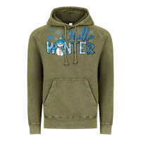 Vintage Olive hello winter Vintage Hoodie - JahusDesignShop