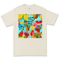 Bone fruits tie dye seamless pattern Premium Tee - Zillion Design Studio