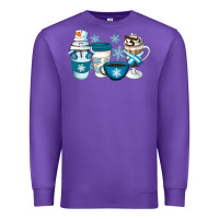 Winter Coffee Cups Premium Sweatshirt | Teevron