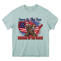 Arona home of the free because of the brave Heavy Core Tee - Zillion Design Studio