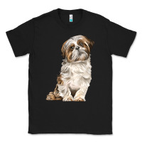 Black Shih Tzu Dog Classic Tee - LillyAllenDesigns
