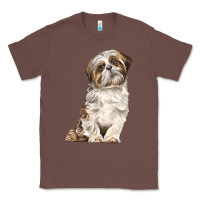 Chestnut Shih Tzu Dog Classic Tee - LillyAllenDesigns