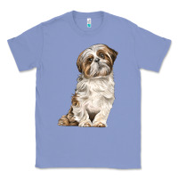 Colony Blue Shih Tzu Dog Classic Tee - LillyAllenDesigns
