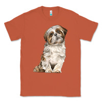 Copper Shih Tzu Dog Classic Tee - LillyAllenDesigns