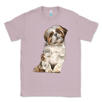 Lilac Shih Tzu Dog Classic Tee - LillyAllenDesigns