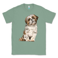 Sage Shih Tzu Dog Classic Tee - LillyAllenDesigns