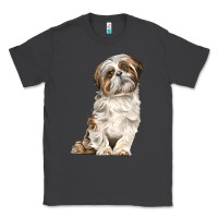 Smoke Shih Tzu Dog Classic Tee - LillyAllenDesigns